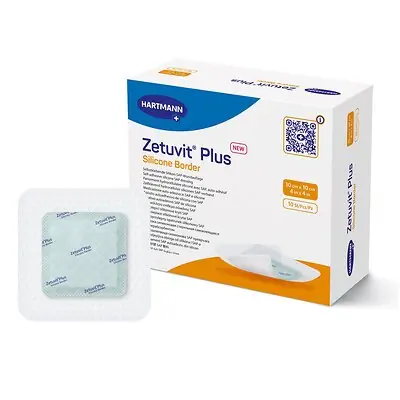 Hartmann - 413901 Zetuvit® Plus Silicone Border Super Absorbent Dressing