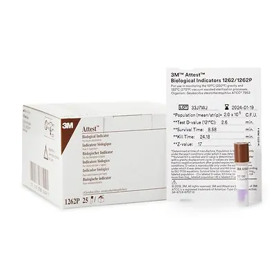 Solventum Corporation - 1262P 3M™ Attest™ Sterilization Biological Indicator Vial