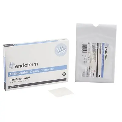 Aroa Biosurgery Inc - 629311 Silver Collagen Dressing with ECM Endoform® Antimicrobial Square Sterile