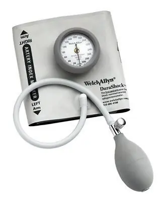 Welch Allyn - DS44-09 Aneroid Sphygmomanometer Unit DuraShock® Pediatric Cuff Arm Vinyl Cuff 13 - 19.5 cm Pocket Aneroid