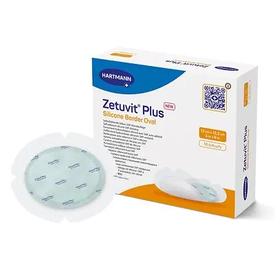 Hartmann - 413908 Zetuvit® Plus Silicone Border Super Absorbent Dressing