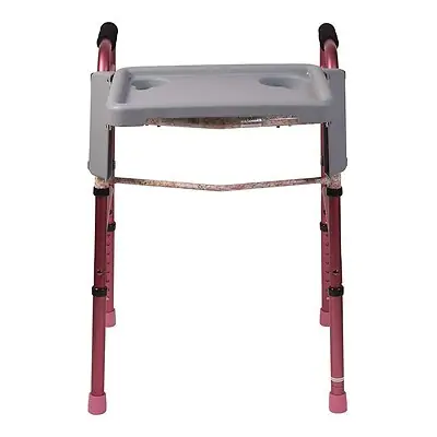 Mabis Healthcare - 510-1084-0300 DMI® Folding Walker Tray with Cup Holders