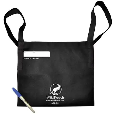 Infection Prevention Products Inc - ADC-2.0 Dignity Cover Pouch ADC-2.0 13 X 11 Inch For Antimicrobial Dignity Pouch