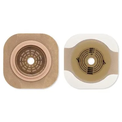 Hollister - 112015 New Image™ Flat CeraPlus™ Ostomy Barrier with Tape Borders