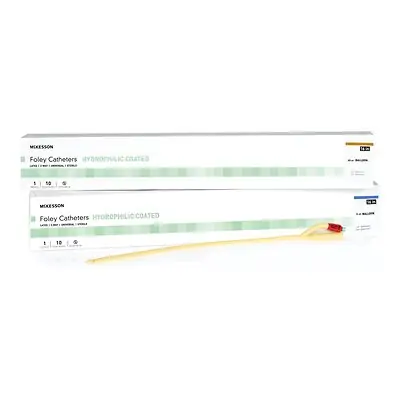 McKesson Brand - 16-LFOL3022C McKesson Hydrophilic-Coated Latex Foley Catheter