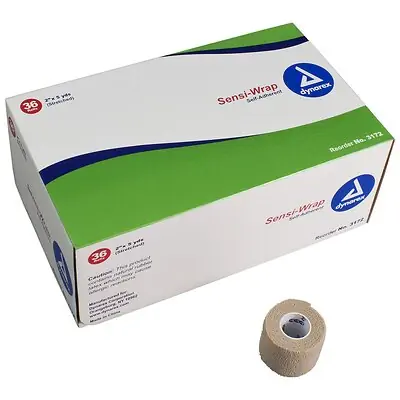 Dynarex - 3172 Sensi-Wrap Self-adherent Closure Cohesive Bandage