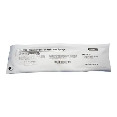 ICU Medical FKA Smiths Medical - 4900 Portex® Pulsator® Loss of Resistance Syringe