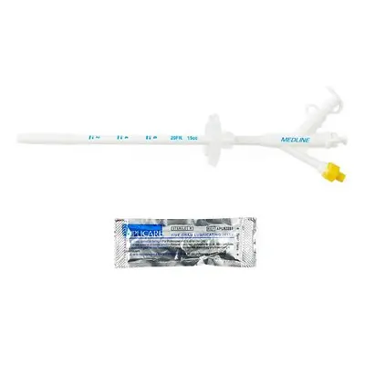 Medline - DYND70320 Gastrostomy Feeding Tube Medline 20 Fr. 24.13 cm Tube Silicone Sterile