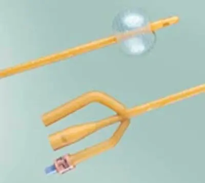 Bard - 0119SI18 Foley Catheter Bardex® I.C. 3-Way Standard Tip 5 cc Balloon 18 Fr. Latex