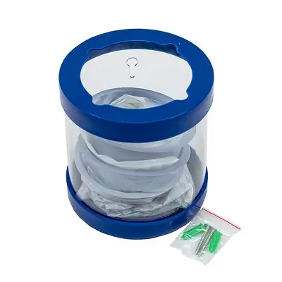 LSL Industries - 8441-1 Emesis Bag Dispenser LSL Clear Plastic Manual Pull 25 Bag Capacity