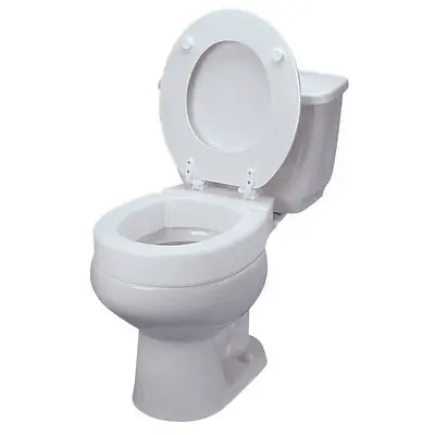 Maddak 725711005 - Tall-Ette® Elongated Hinged Elevated Toilet Seat - 1/Each