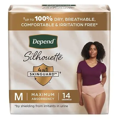 Kimberly Clark - 55418 Depend® Silhouette® Maximum Absorbency Underwear