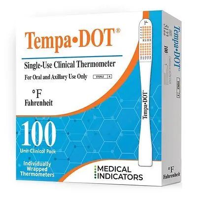 Medical Indicators - 5122 Medical Indicators Tempa·DOT™ Oral / Axillary Thermometer