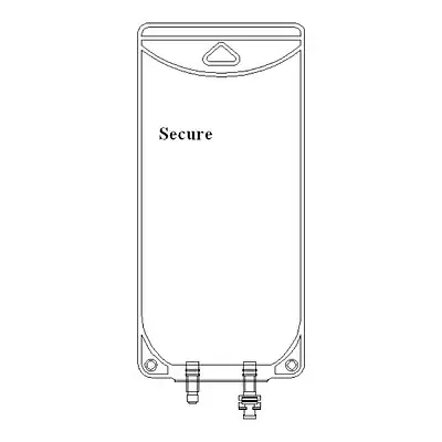 The Metrix Company - 66045 EVA Empty Bag Secure® 250 mL 2 Port Legless
