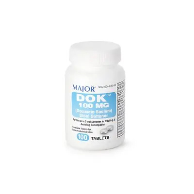Major Pharmaceuticals - 00904675060 Major® Docusate Sodium Stool Softener
