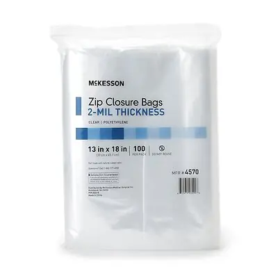 McKesson Brand - 4570 McKesson Zip Closure Bag