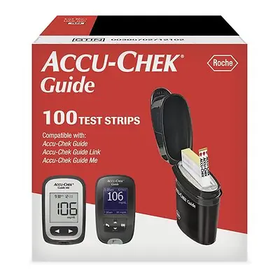 Roche Diabetes Care - 07453744001 Accu-Chek® Guide Blood Glucose Test Strips