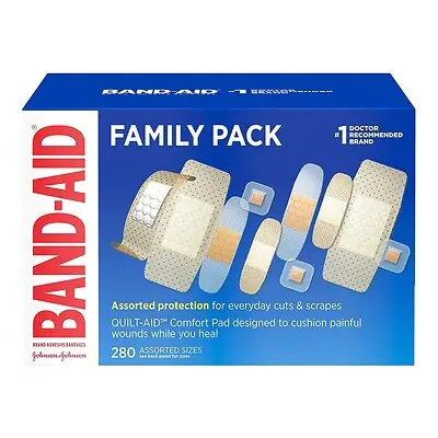 Kenvue Brands LLC - 100471100 Band-Aid® Adhesive Bandages Family Variety Pack