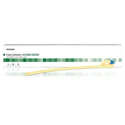 McKesson Brand - 16-SLFOL516 McKesson Silicone Coated Foley Catheter