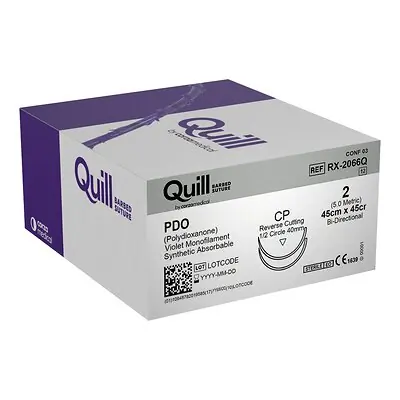 Surgical Specialties - RX-2066Q Quill™ Knotless Tissue-Closure Device Suture with Needle