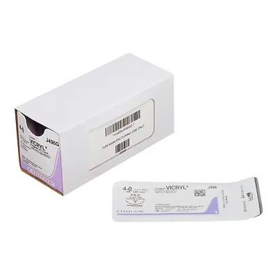 J & J Healthcare Systems - J496G Coated Vicryl™ Suture with Needle