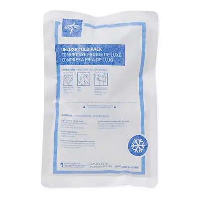 Medline - MDS148000 Instant Cold Pack with Cover Medline Deluxe General Purpose 6-1/4 X 9-1/2 Inch Disposable
