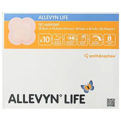 Smith & Nephew - 66801069 Allevyn Life Silicone Foam Dressing