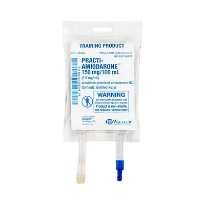 Wallcur - 288AD Clinical Training Medication Practi-Amiodarone™ Liquid I.V. Bag 100 mL