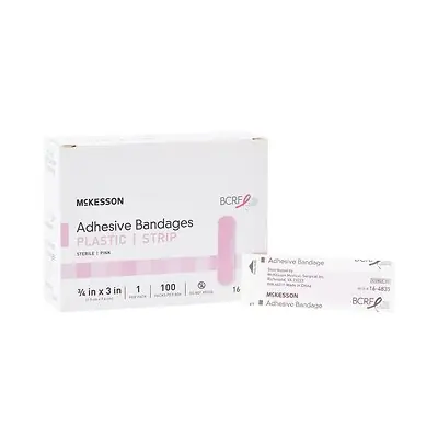 McKesson Brand - 16-4835 McKesson Pink Adhesive Strip