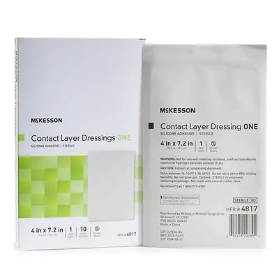 McKesson Brand - 4817 McKesson Silicone Wound Contact Layer Dressing