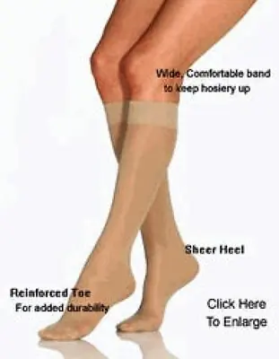 BSN Medical 119229 - Compression Stocking Jobst® Ultrasheer Knee High Small Sun Bronze Closed Toe - 1/Pair