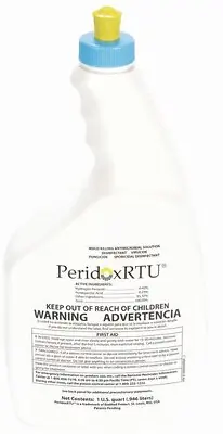 Fisher Anatomical - 19084205 Surface Disinfectant Cleaner PeridoxRTU™ Peroxide Based Manual Pour Liquid 32 oz. Bottle Vinegar Scent Sterile