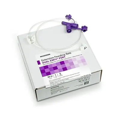 McKesson Brand - 194-0121-24 Enteral Feeding Extension Set McKesson 24 Inch