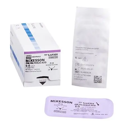 McKesson Brand - SJ493GX McKesson Suture with P-13 Needle