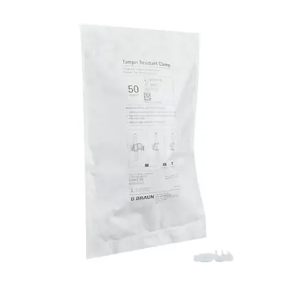 B. Braun - 2112397 TPN Bag Tamper Resistant Clamp Pinnacle® For Use with TPN Bags