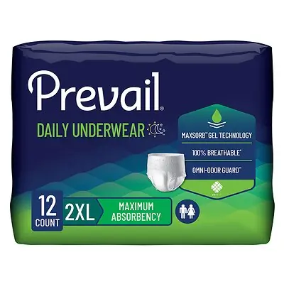 First Quality Products LLC - PV-517 Prevail® Daily Underwear Maximum Absorbent Underwear