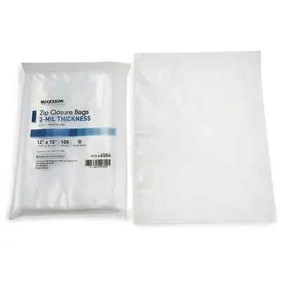 McKesson Brand - 4584 McKesson Zip Closure Bag