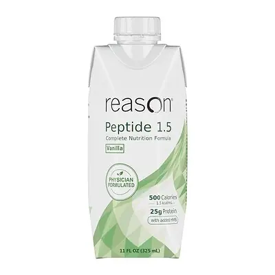 Reason Health - B0P1512VN1 Oral Supplement Reason® 1.5 Vanilla Flavor Liquid 11 oz. Carton