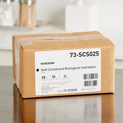 McKesson Brand 73-SCS025 - McKesson Sterilization Biological Indicator Vial - 25/Box, 250/Case