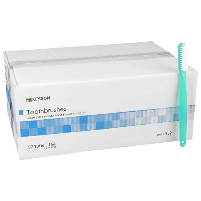 McKesson Brand - 959 McKesson Soft Bristle Straight Toothbrush