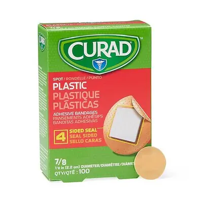 Medline - NON25501 Curad® Round Tan Adhesive Spot Bandage
