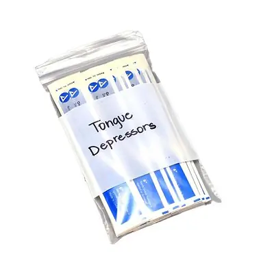 Elkay Plastics - F20810W Reclosable Bag LK® Clear Line 8 X 10 Inch LDPE Clear / White Block Zipper Closure