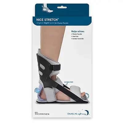 Brownmed - 51002 Nice Stretch® Original Plantar Fasciitis Night Splint w/ Polar Ice® Pack