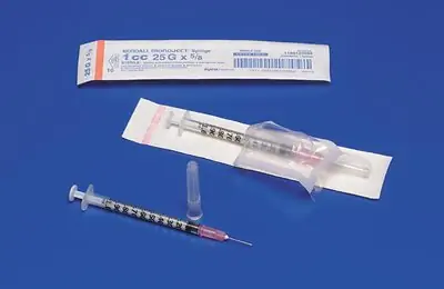 Cardinal - 1180127012 Monoject™ Tuberculin Syringe with Needle