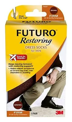 3M Company - 71037EN 3M™ Futuro™ Lifestyle Compression Firm Dress Socks for Men