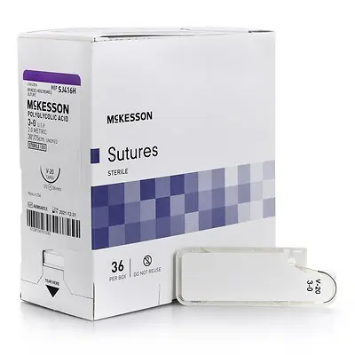 McKesson Brand - SJ416H McKesson Suture with V-20 Needle