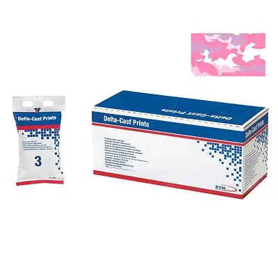BSN Medical - 7227341 Delta-Cast® Pink Camouflage Cast Tape