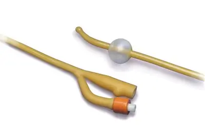 Cardinal - 1616 Foley Catheter Ultramer™ 2-Way Standard Tip 5 cc Balloon 16 Fr. Hydrogel Coated Latex