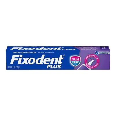Procter & Gamble - 07666030021 Fixodent Plus Denture Adhesive Cream Gum Care
