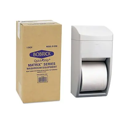 Essendant Co-United Stationers - BOB5288 Toilet Tissue Dispenser Bobrick Matrix Gray ABS Plastic Manual Pull 2 Rolls Wall Mount